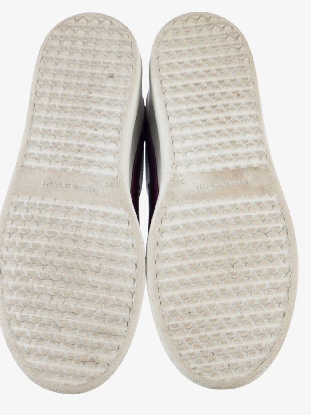 Isabel Marant Leather Lightning Bolt Pattern Sneakers - Picture 5 of 9